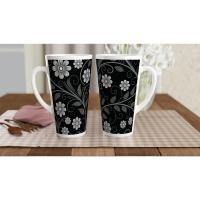 Latte 17oz Ceramic Mug - Coffee or Tea Cup, Extra Tall