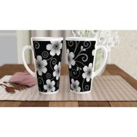 Latte 17oz Ceramic Mug - Coffee or Tea Cup, Extra Tall