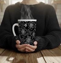 Latte 17oz Ceramic Mug - Coffee or Tea Cup, Extra Tall