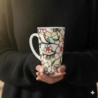 Latte 17oz Ceramic Mug - Coffee or Tea Cup, Extra Tall