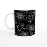 Floral Cups -  Large and Small Ceramic Mug