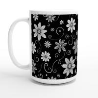 Floral Cups -  Large and Small Ceramic Mugs