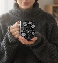 Floral Cups -  Large and Small Ceramic Mug