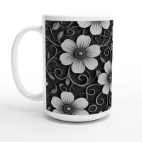 Floral Cups -  Large and Small Ceramic Mug