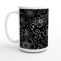 Floral Cups -  Large and Small Ceramic Mugs