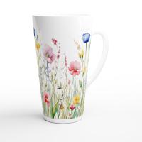 Latte 17oz Ceramic Mug - Coffee or Tea Cup, Extra Tall