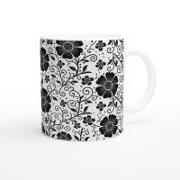 Floral Cups -  Large and Small Ceramic Mug