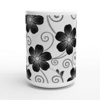 Floral Cups -  Large and Small Ceramic Mug