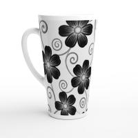 Latte 17oz Ceramic Mug - Coffee or Tea Cup, Extra Tall