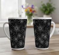 Latte 17oz Ceramic Mug - Coffee or Tea Cup, Extra Tall
