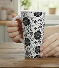 Latte 17oz Ceramic Mug - Coffee or Tea Cup, Extra Tall