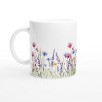 Floral Cups -  Large and Small Ceramic Mugs