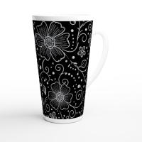 Latte 17oz Ceramic Mug - Coffee or Tea Cup, Extra Tall