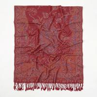 Reversible Soft Pashmina Shawl & Scarf for Women, Jacquard Brocade, Shawl, Sarong or Head Wraps