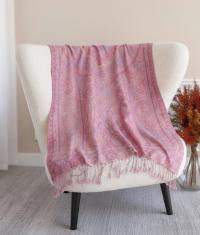 Soft Pashmina Shawl & Scarf for Women, Jacquard Brocade, Shawl, Sarong or Head Wraps