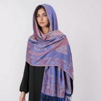Soft Pashmina Shawl & Scarf for Women, Jacquard Brocade, Shawl, Sarong or Head Wraps