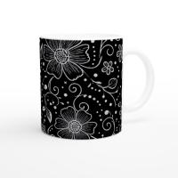 Floral Cups -  Large and Small Ceramic Mugs