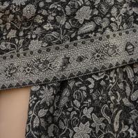 Reversible Soft Pashmina Shawl & Scarf for Women, Jacquard Brocade, Shawl, Sarong or Head Wraps