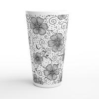 Latte 17oz Ceramic Mug - Coffee or Tea Cup, Extra Tall