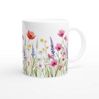 Floral Cups -  Large and Small Ceramic Mugs