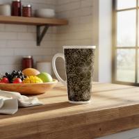 Latte 17oz Ceramic Mug - Coffee or Tea Cup, Extra Tall