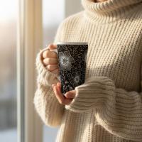 Latte 17oz Ceramic Mug - Coffee or Tea Cup, Extra Tall