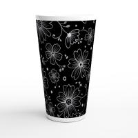 Latte 17oz Ceramic Mug - Coffee or Tea Cup, Extra Tall