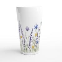 Latte 17oz Ceramic Mug - Coffee or Tea Cup, Extra Tall