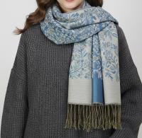 Reversible Soft Pashmina Shawl & Scarf for Women, Jacquard Brocade, Shawl, Sarong or Head Wraps