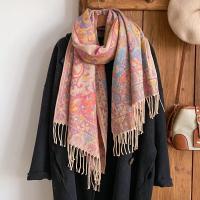 Reversible Soft Pashmina Shawl & Scarf for Women, Jacquard Brocade, Shawl, Sarong or Head Wraps