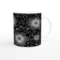 Floral Cups -  Large and Small Ceramic Mugs