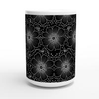 Floral Cups -  Large and Small Ceramic Mugs