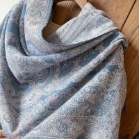 Reversible Soft Pashmina Shawl & Scarf for Women, Jacquard Brocade, Shawl, Sarong or Head Wraps