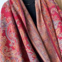 Reversible Soft Pashmina Shawl & Scarf for Women, Jacquard Brocade, Shawl, Sarong or Head Wraps