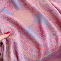Soft Pashmina Shawl & Scarf for Women, Jacquard Brocade, Shawl, Sarong or Head Wraps