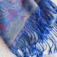 Soft Pashmina Shawl & Scarf for Women, Jacquard Brocade, Shawl, Sarong or Head Wraps