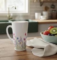 Latte 17oz Ceramic Mug - Coffee or Tea Cup, Extra Tall