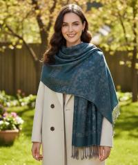 Soft Pashmina Shawl & Scarf for Women, Wide Scarf, Sarong or Head Wraps