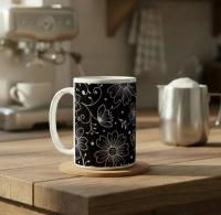 Floral Cups -  Large and Small Ceramic Mugs