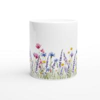 Floral Cups -  Large and Small Ceramic Mugs