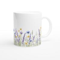 Floral Cups -  Large and Small Ceramic Mugs
