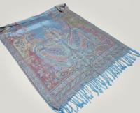 Soft Pashmina Shawl & Scarf for Women, Jacquard Brocade, Shawl, Sarong or Head Wraps