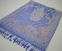 Reversible Soft Pashmina Shawl & Scarf for Women, Jacquard Brocade, Shawl, Sarong or Head Wraps