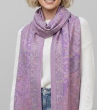 Reversible Soft Pashmina Shawl & Scarf for Women, Jacquard Brocade, Shawl, Sarong or Head Wraps