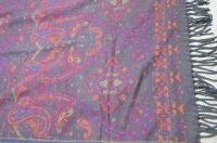 Reversible Soft Pashmina Shawl & Scarf for Women, Jacquard Brocade, Shawl, Sarong or Head Wraps