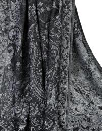 Reversible Soft Pashmina Shawl & Scarf for Women, Jacquard Brocade, Shawl, Sarong or Head Wraps
