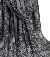 Reversible Soft Pashmina Shawl & Scarf for Women, Jacquard Brocade, Shawl, Sarong or Head Wraps