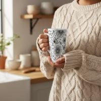 Latte 17oz Ceramic Mug - Coffee or Tea Cup, Extra Tall