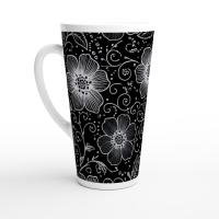 Latte 17oz Ceramic Mug - Coffee or Tea Cup, Extra Tall