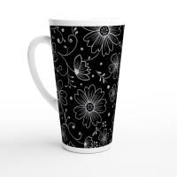 Latte 17oz Ceramic Mug - Coffee or Tea Cup, Extra Tall